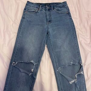 Target Wild Fable High Rise Mom Jeans
